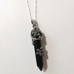 Tiger Eye Sterling Silver Plated Chain Necklace